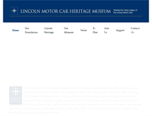 Tablet Screenshot of lincolncarmuseum.org